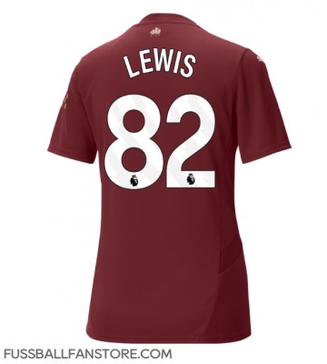 Manchester City Rico Lewis #82 Replik 3rd trikot Damen 2024-25 Kurzarm